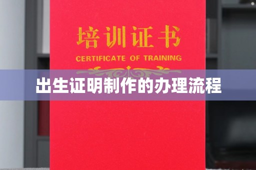 蒙山出生证明制作的办理流程